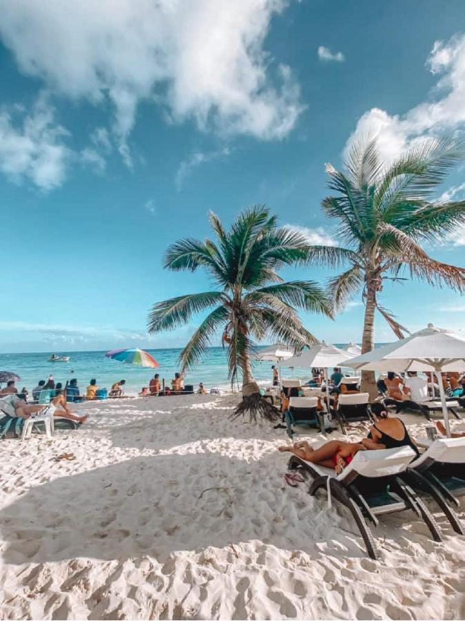 Papagayo Hotel Boutique Плая-дель-Кармен Экстерьер фото Beach in Cancun